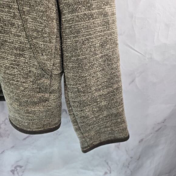 Patagonia Fleece Mens Large Brown Tan Pullover Better Sweater Quarter Zip - Picture 5 of 12